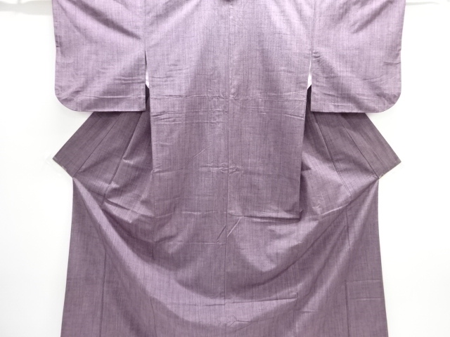 JAPANESE KIMONO / TSUMUGI / WOVEN STRIPE